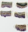 Lot: Amethyst Slice Pendants - Pieces #78464-1